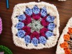 Flower in a square